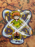 Ultra Instinct Hippie Vinyl Sticker