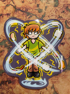 Ultra Instinct Hippie Vinyl Sticker
