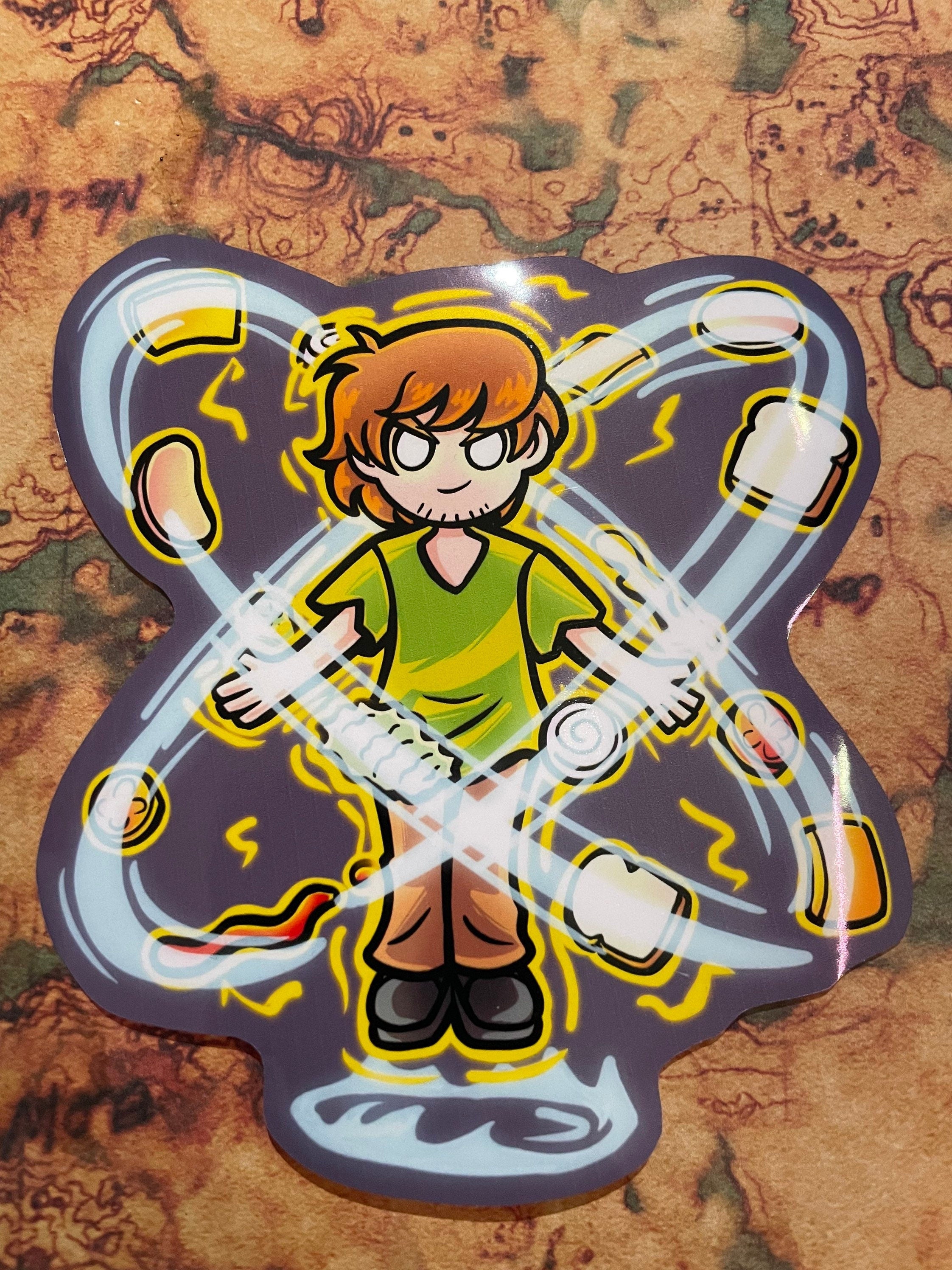 Ultra Instinct Hippie Vinyl Sticker