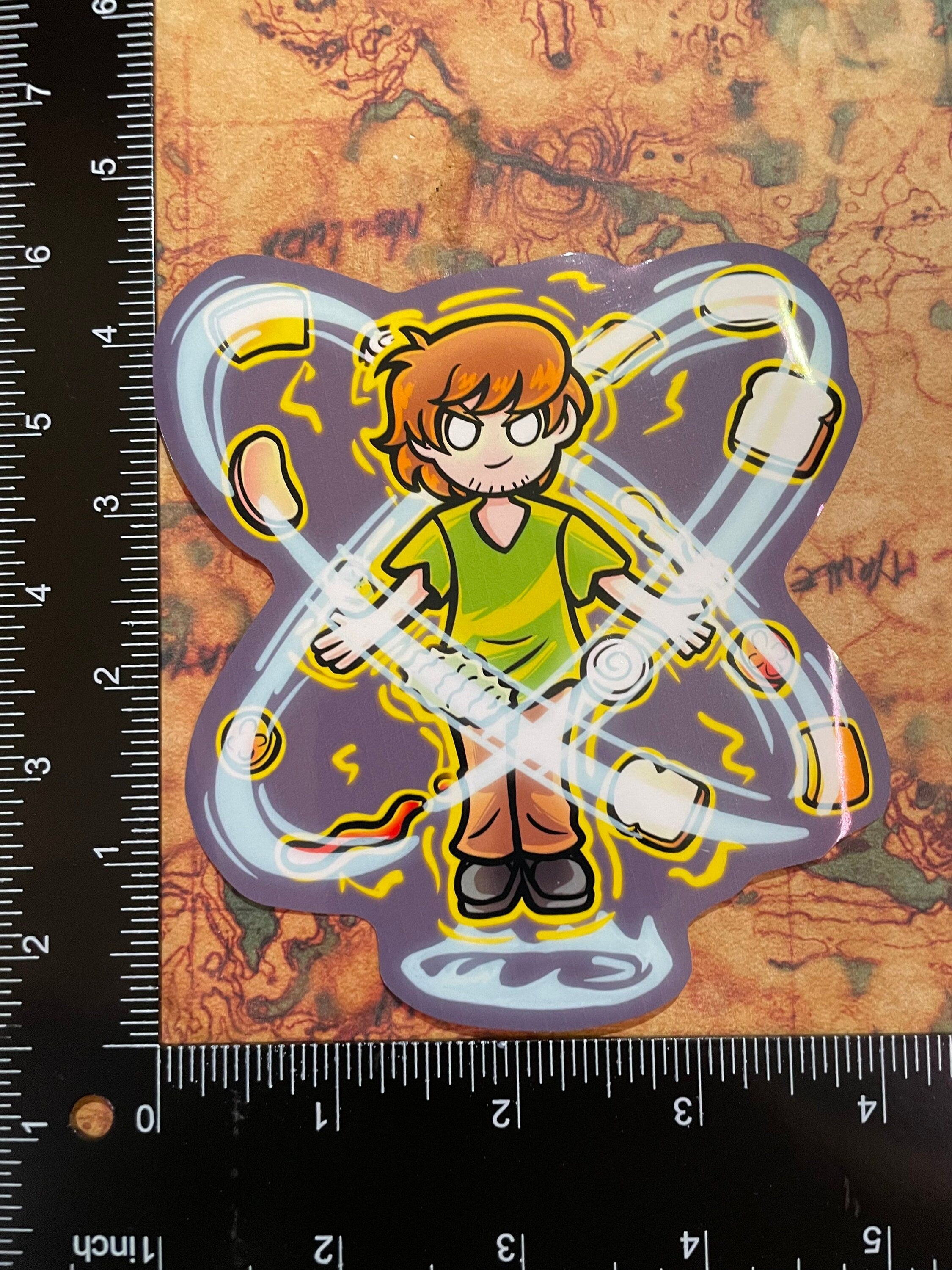 Ultra Instinct Hippie Vinyl Sticker
